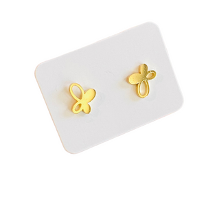 Butterfly Minimalist Stud Earrings