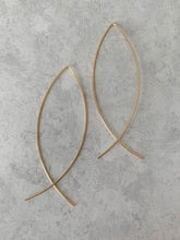 Load image into Gallery viewer, Sassy Fish Hoops (Gold, Silver and Rose Gold opitions)
