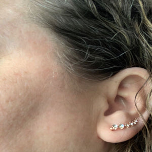 Crystal Ear Crawler (Gold & Silver Option)