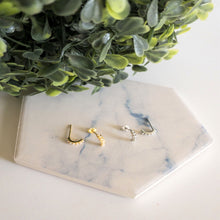 Load image into Gallery viewer, Dainty Pearl Sterling Silver Stud Earrings (Gold &amp; Silver Option)
