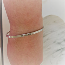 Load image into Gallery viewer, Inspirational Message &quot;All I Need Is Within Me&quot; Bracelets (Gold &amp; Silver option)
