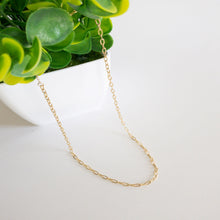 Load image into Gallery viewer, Delicate Elongated Link Necklace
