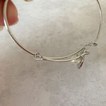 Load image into Gallery viewer, Engraved Charm Pendant Bangle Bracelets

