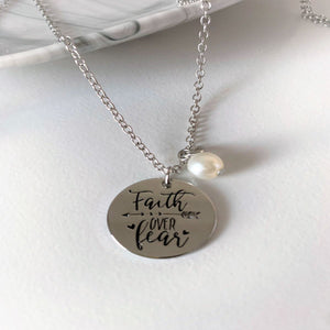 Inspirational Charm Necklaces - 5 different choices