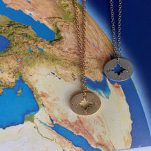 Load image into Gallery viewer, Wanderlust Compass Necklace
