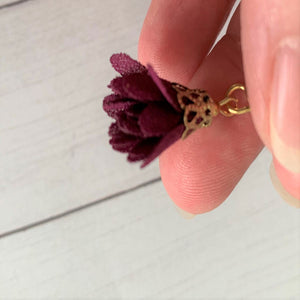 Charming Bohemian Hook Flower Tassel Earrings