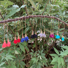 Load image into Gallery viewer, Charming Bohemian Hook Flower Tassel Earrings
