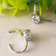 Load image into Gallery viewer, Stunning Sterling Silver Huggie Earrings
