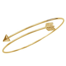 Load image into Gallery viewer, Arrow Bangle Bracelets (Gold, Silver &amp; Black options)
